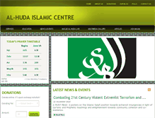 Tablet Screenshot of alhudamasjid.org.uk